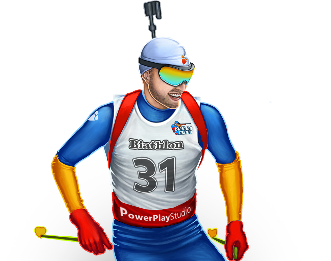 Биатлонист ngl биатлон. Биатлон мания баннер. Биатлон мания игра обзор. Биатлон мания. Биатлон мания.